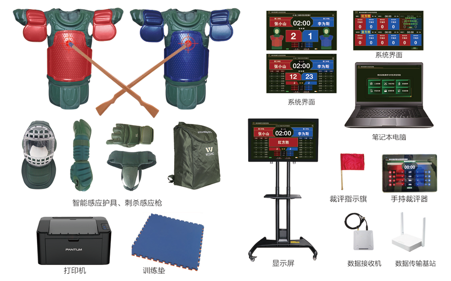 刺杀对抗训练与考评系统（12人）