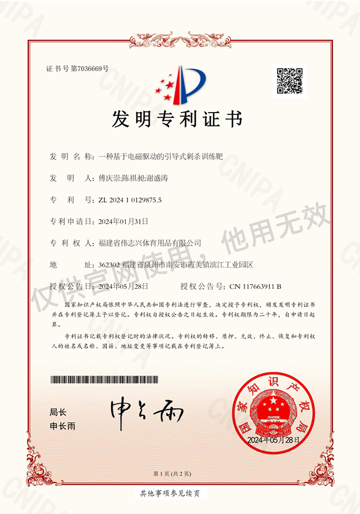一种基于电磁驱动的引导式刺杀训练靶